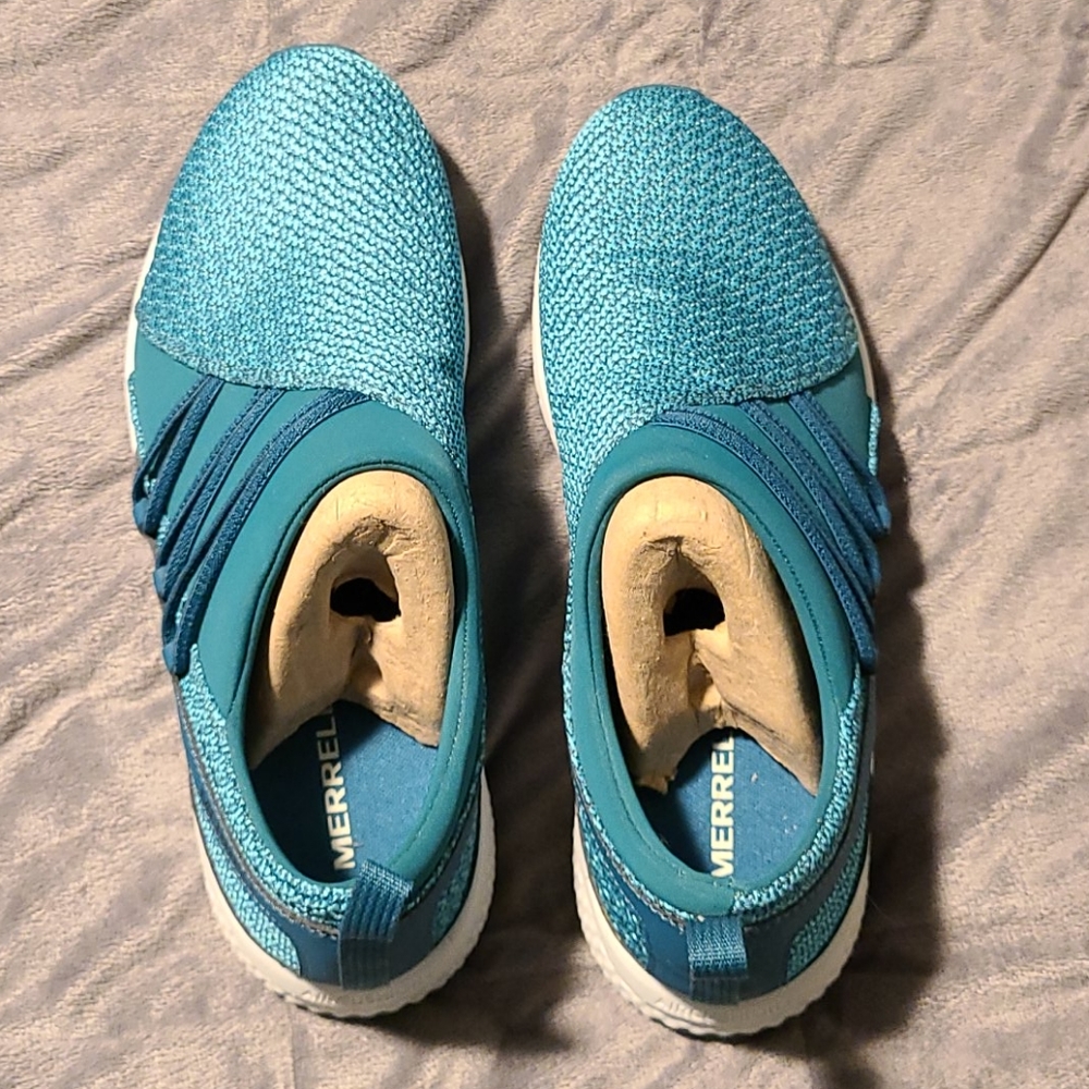 Merrell slip on shoes in teal - Picture 2 of 6